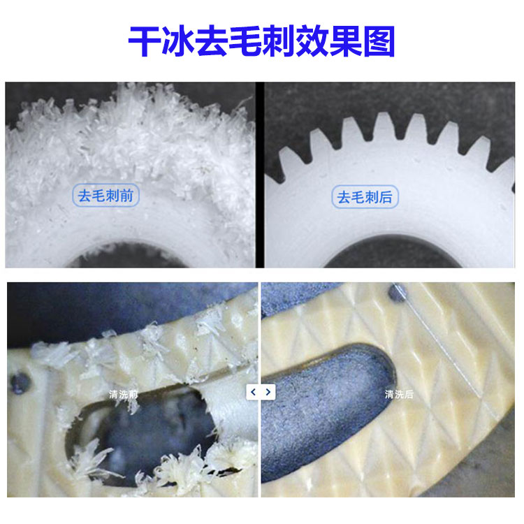 干冰清洗機(jī)注塑件去毛刺的革命性解決方案